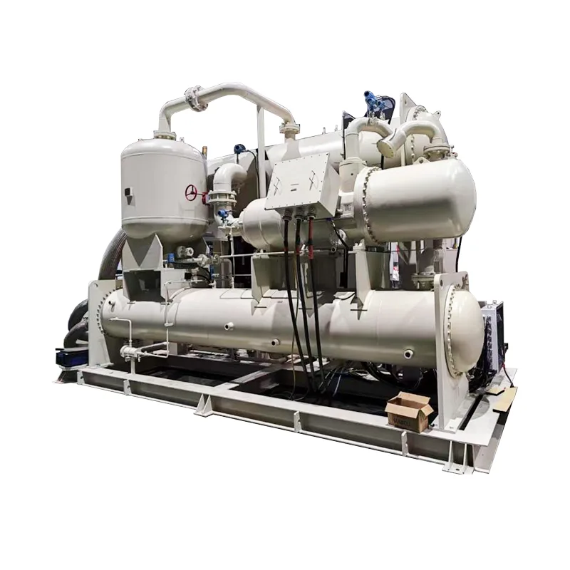 Винтовой охладитель с падающей пленкой